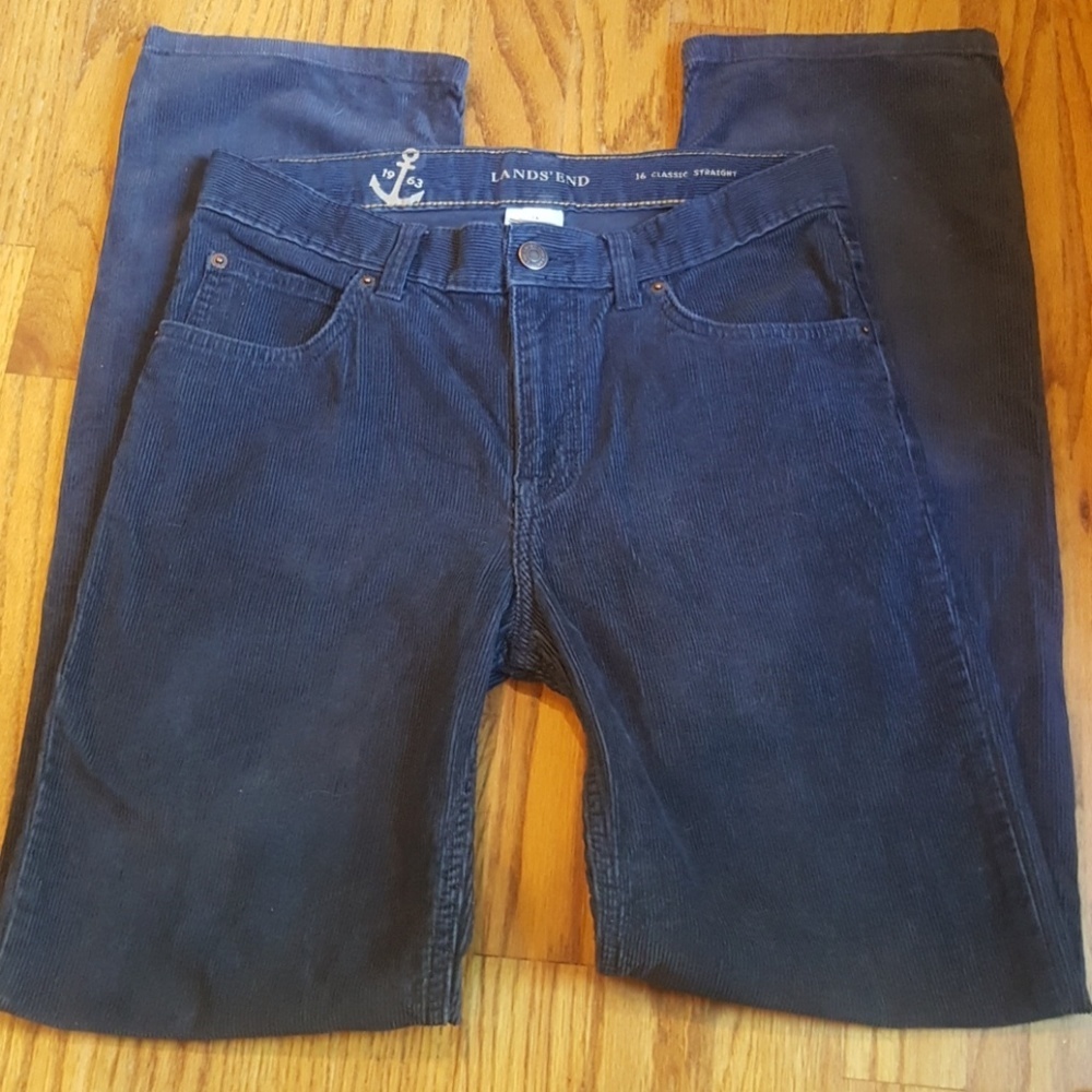Land's End Boy's Straight Leg corduroy jeans